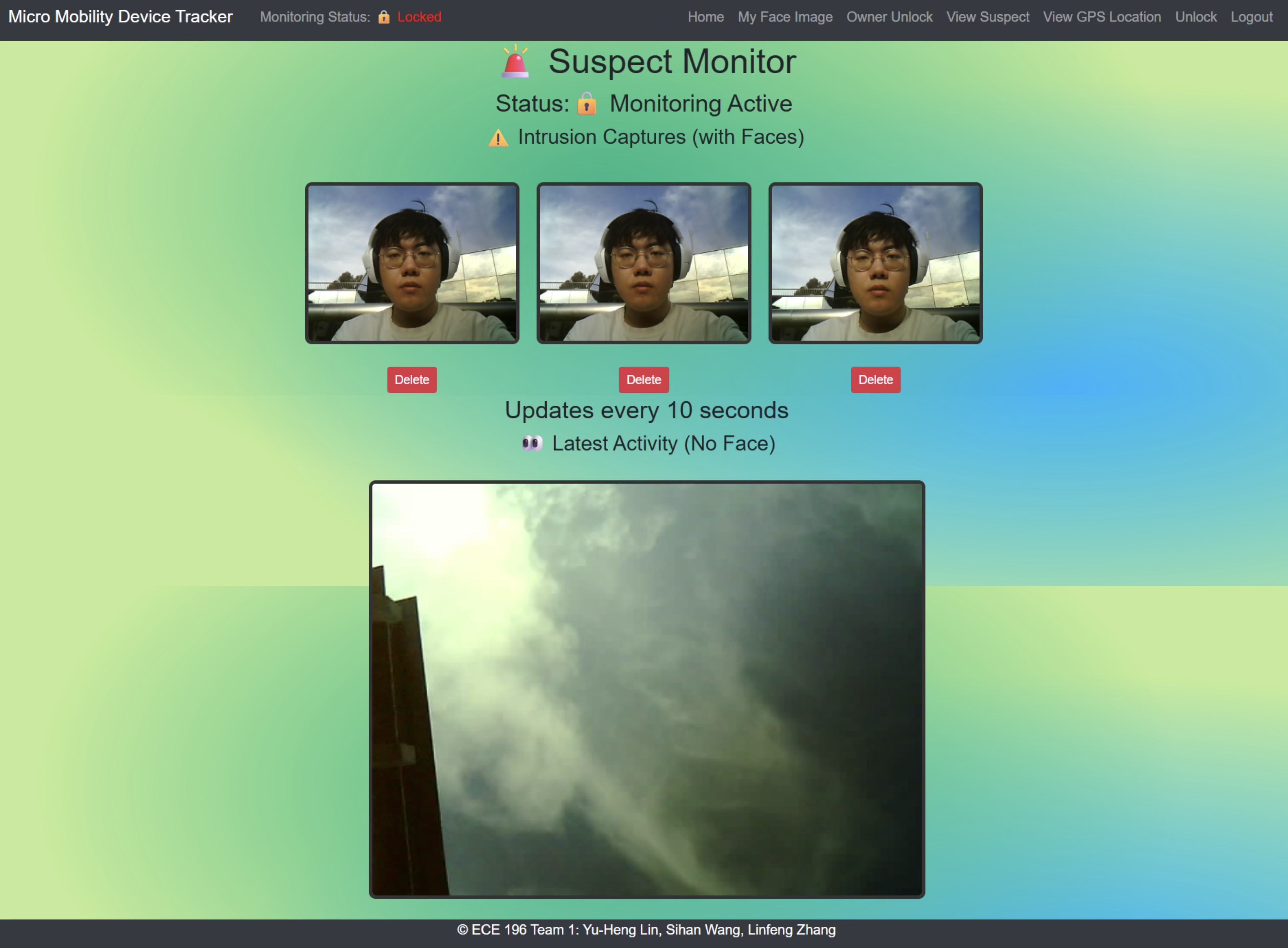 View Suspect Page